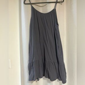 Universal Navy Blue/Gray Textured dress